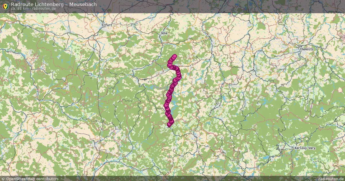 Radtour Lichtenberg – Meusebach