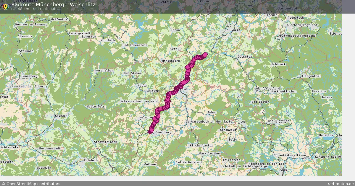 Radtour Münchberg – Weischlitz