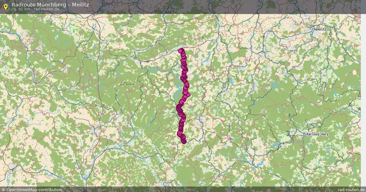 Radtour Münchberg – Meilitz