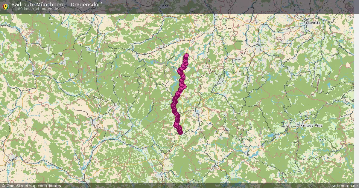 Radtour Münchberg – Dragensdorf