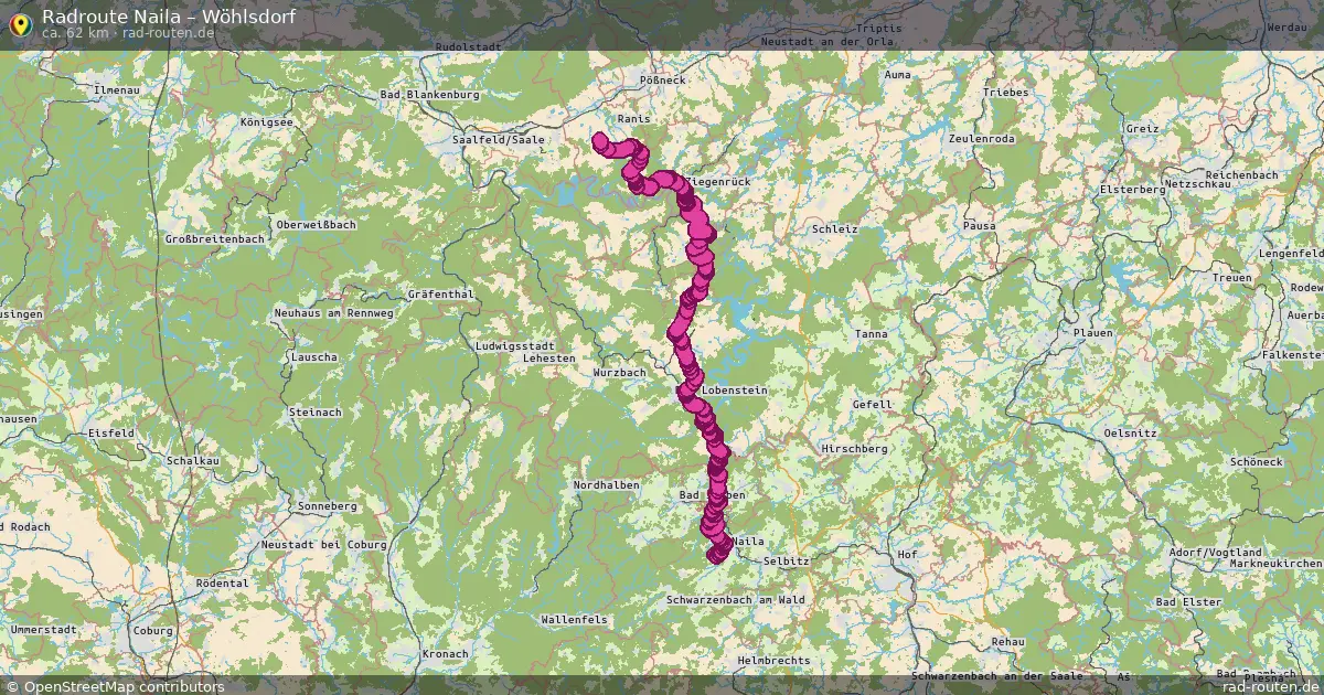 Radtour Naila – Wöhlsdorf