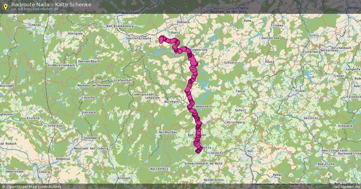 Radtour Naila – Kalte Schenke