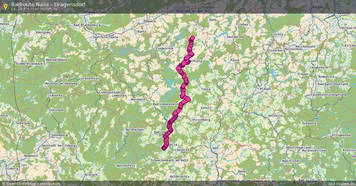 Radtour Naila – Dragensdorf