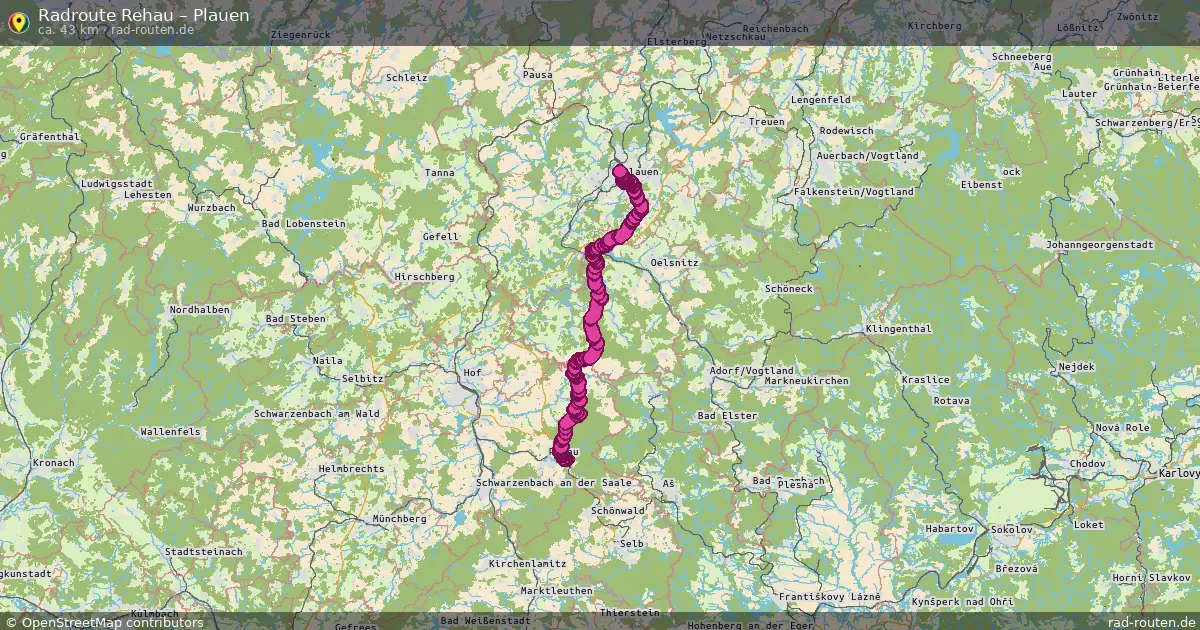 Radtour Rehau – Plauen