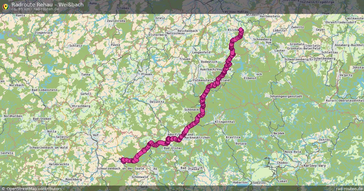 Radtour Rehau – Weißbach