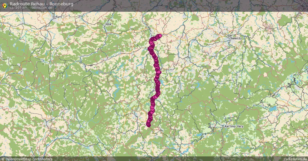 Radtour Rehau – Ronneburg