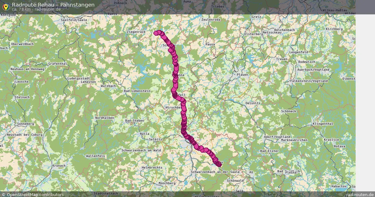 Radtour Rehau – Pahnstangen