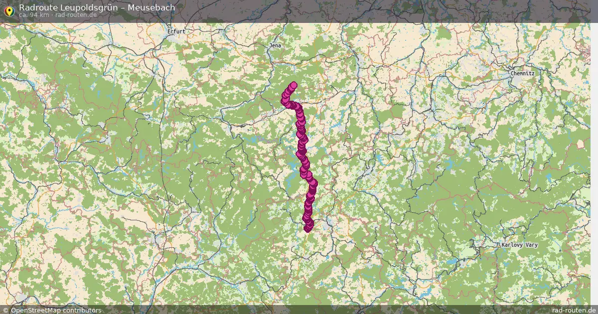 Radtour Leupoldsgrün – Meusebach