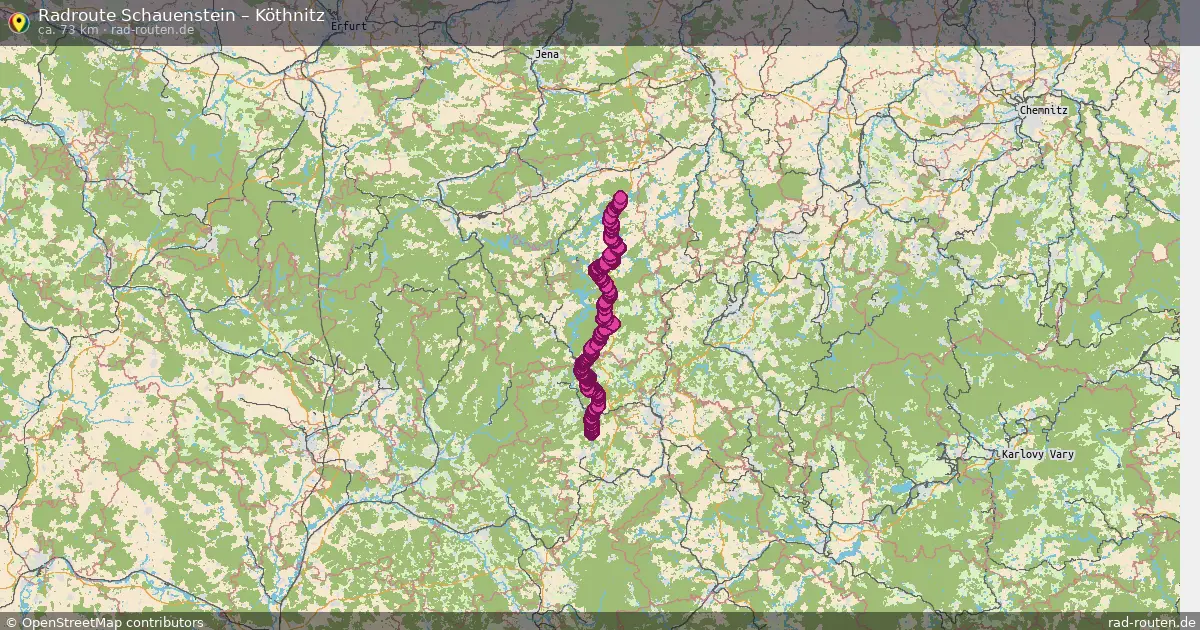 Radtour Schauenstein – Köthnitz