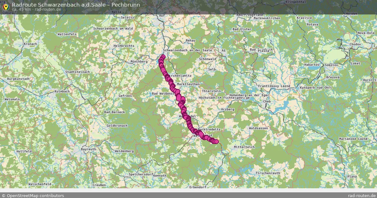 Radtour Schwarzenbach A.d.saale – Pechbrunn