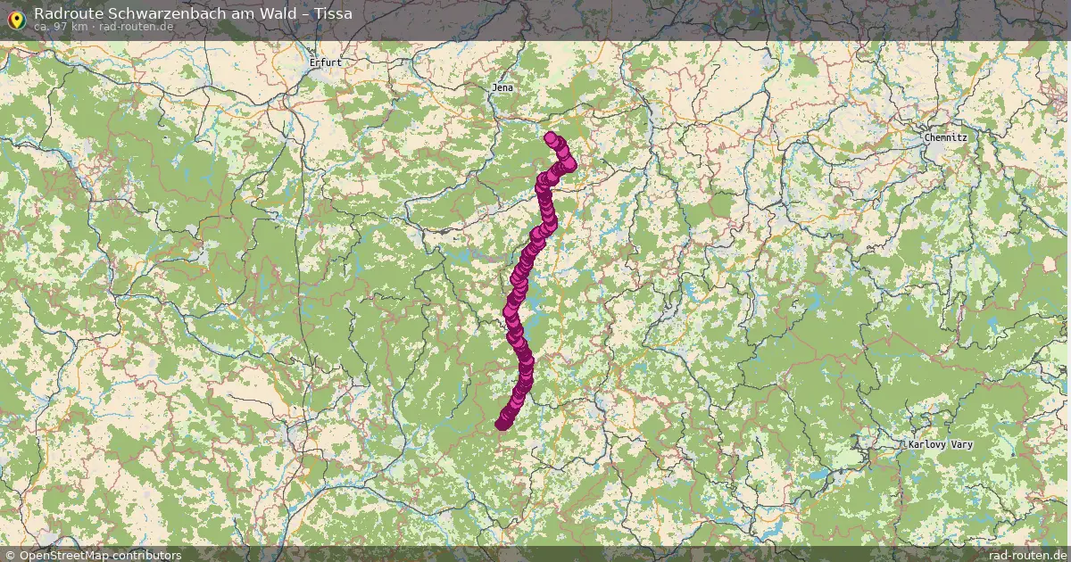 Radtour Schwarzenbach Am Wald – Tissa
