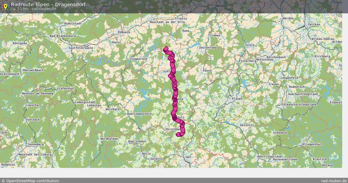 Radtour Töpen – Dragensdorf