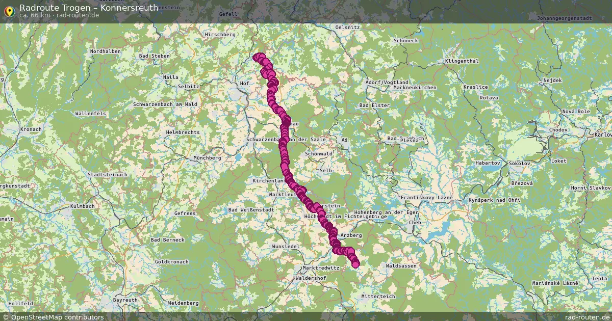 Radtour Trogen – Konnersreuth