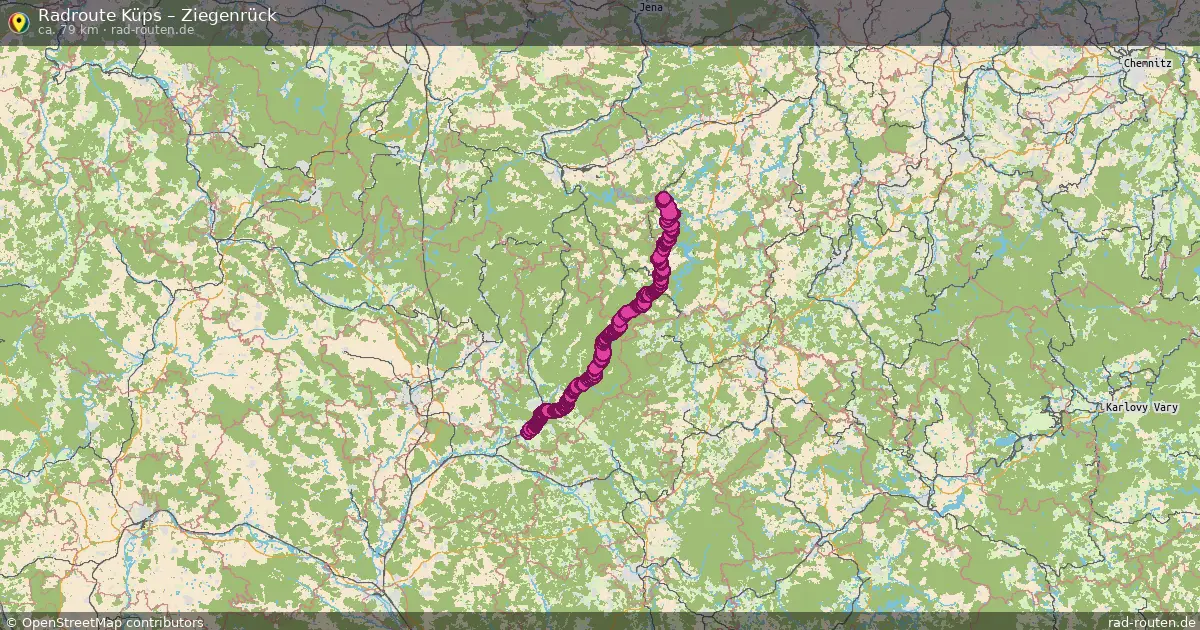 Radtour Küps – Ziegenrück