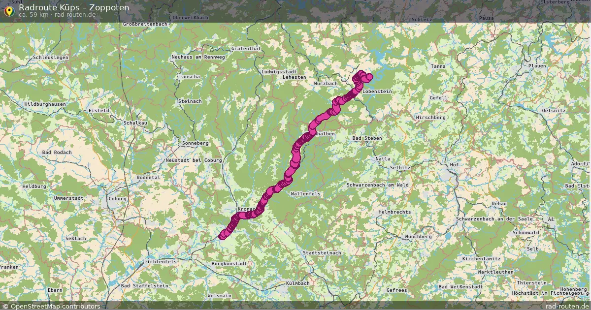 Radtour Küps – Zoppoten