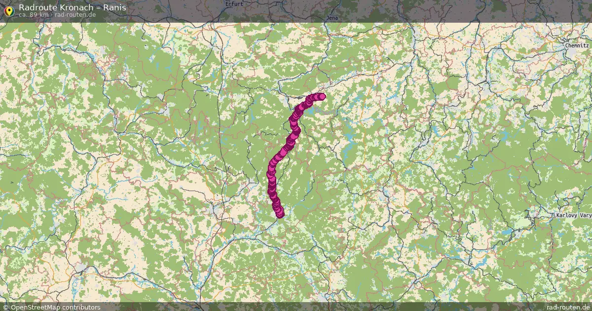 Radtour Kronach – Ranis