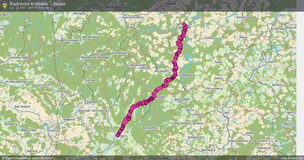 Radtour Kronach – Tausa