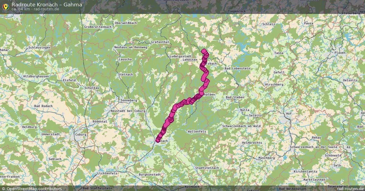 Radtour Kronach – Gahma
