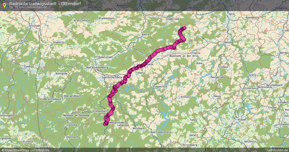 Radtour Ludwigsstadt – Ottendorf