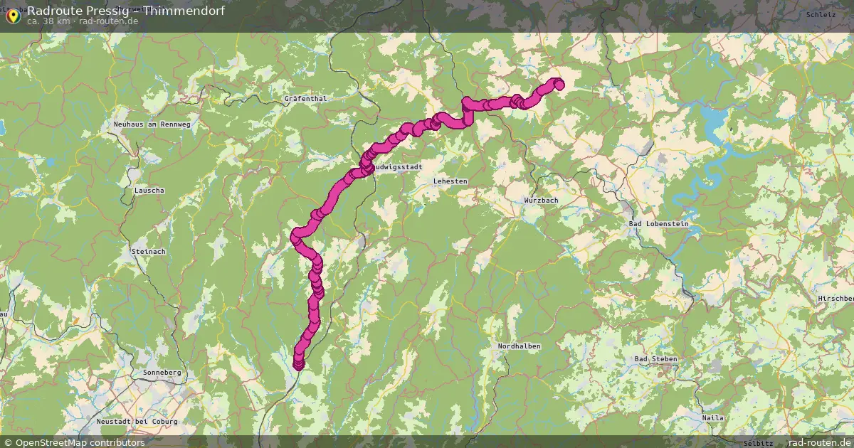 Radtour Pressig – Thimmendorf