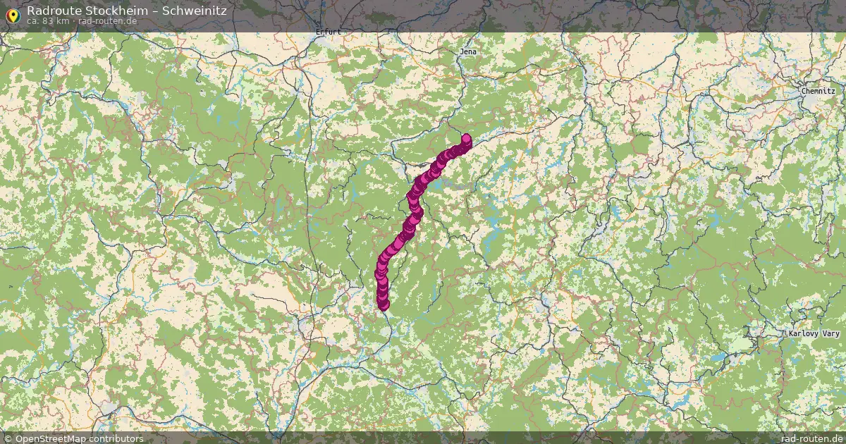 Radtour Stockheim – Schweinitz