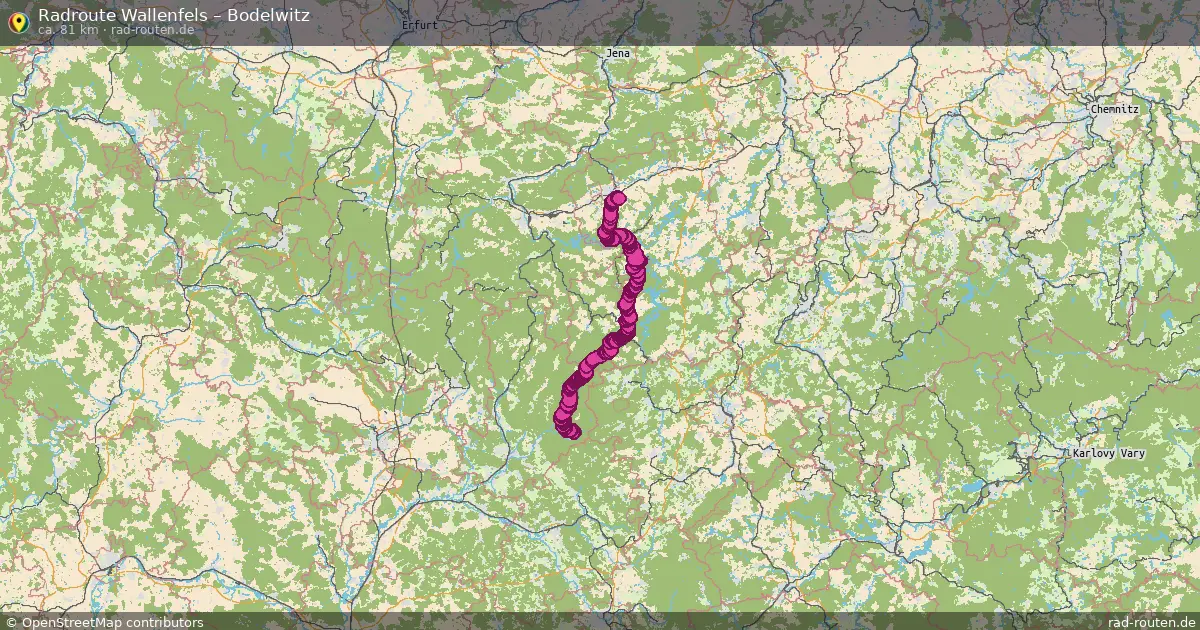 Radtour Wallenfels – Bodelwitz