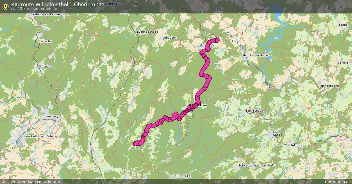 Radtour Wilhelmsthal – Oberlemnitz