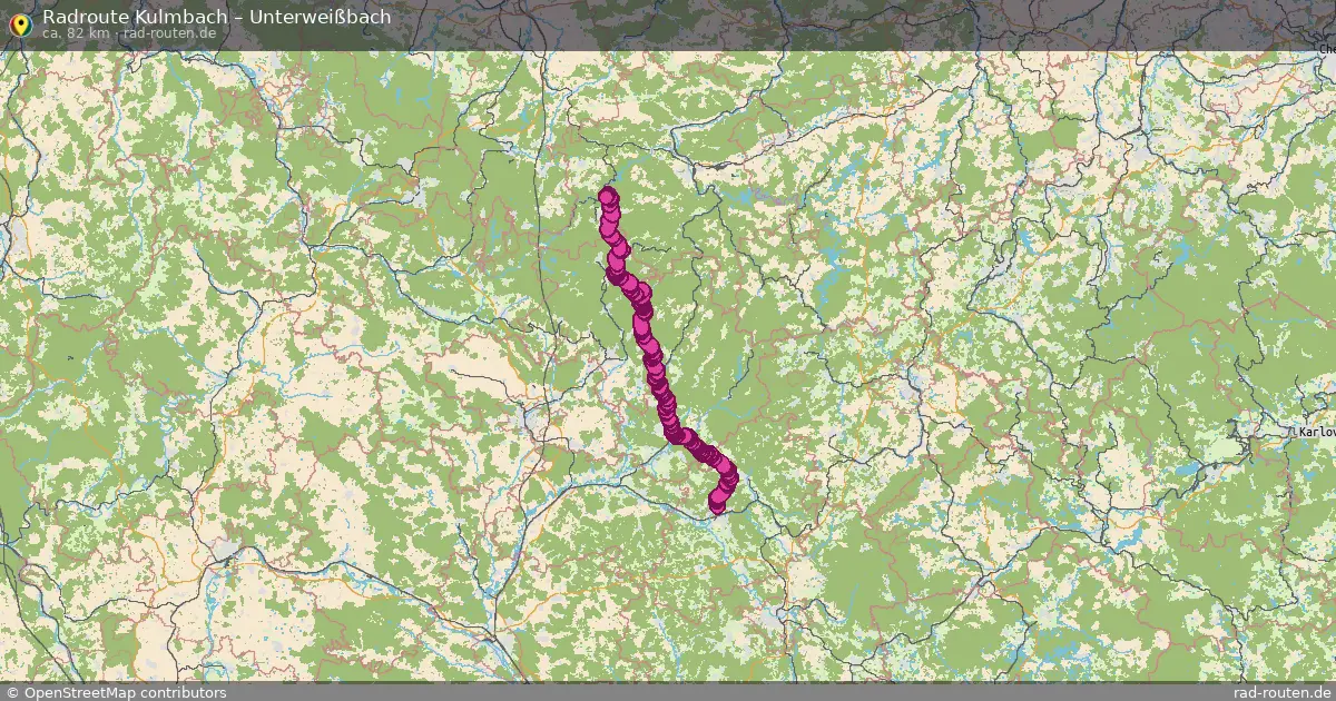 Radtour Kulmbach – Unterweißbach