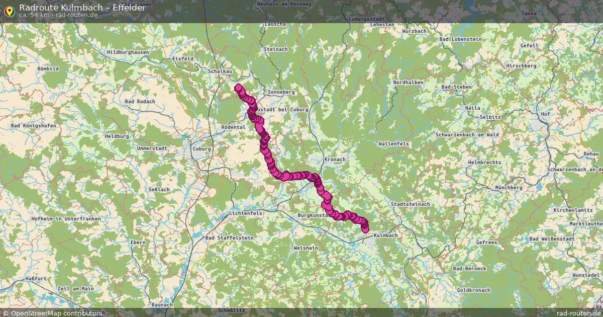 Radtour Kulmbach – Effelder