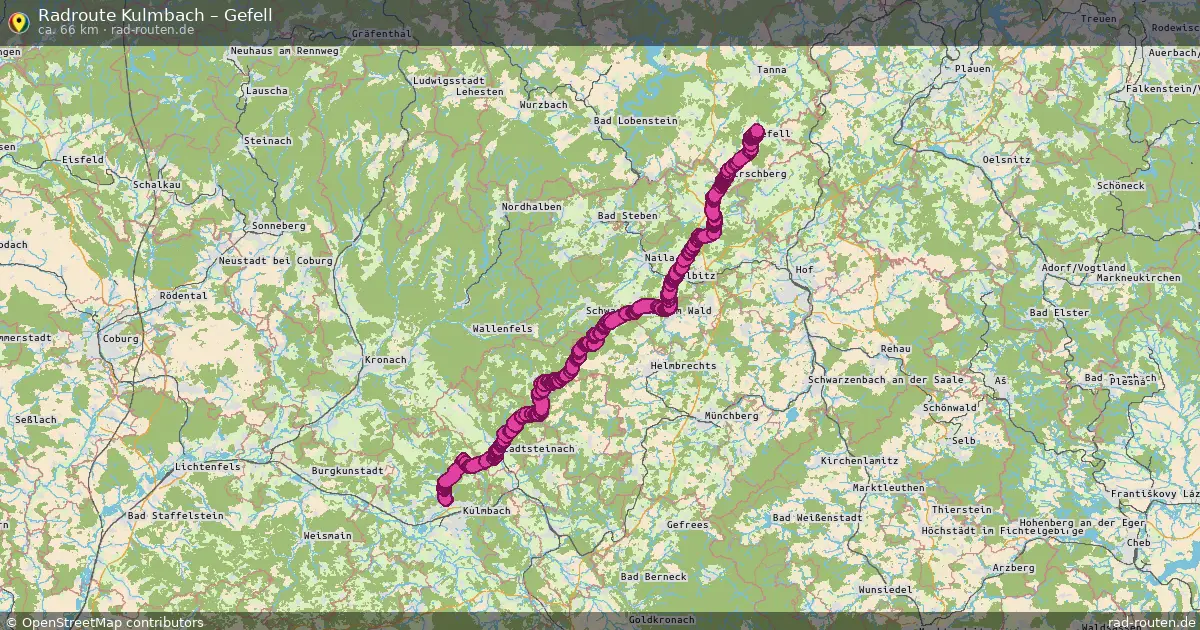 Radtour Kulmbach – Gefell