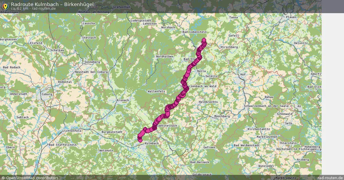 Radtour Kulmbach – Birkenhügel