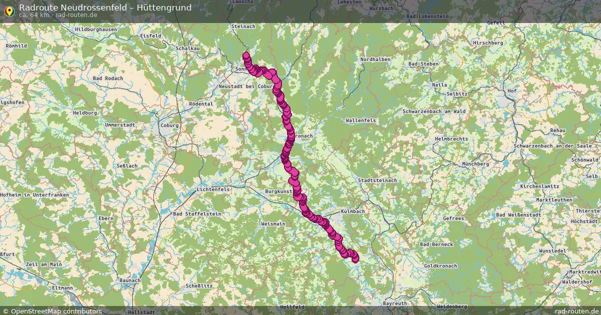 Radtour Neudrossenfeld – Hüttengrund