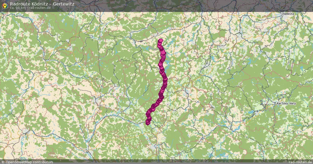 Radtour Ködnitz – Gertewitz
