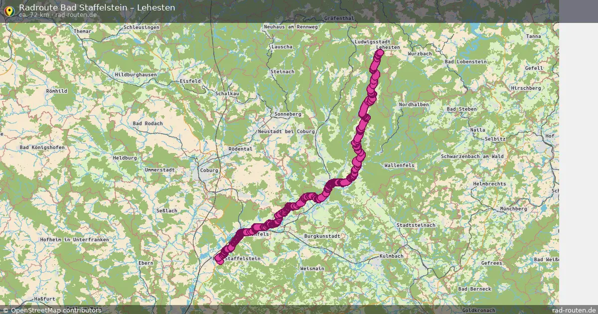 Radtour Bad Staffelstein – Lehesten