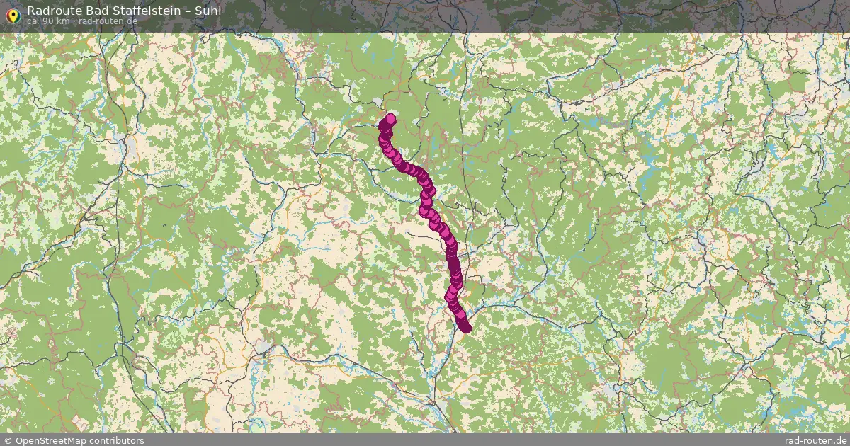 Radtour Bad Staffelstein – Suhl