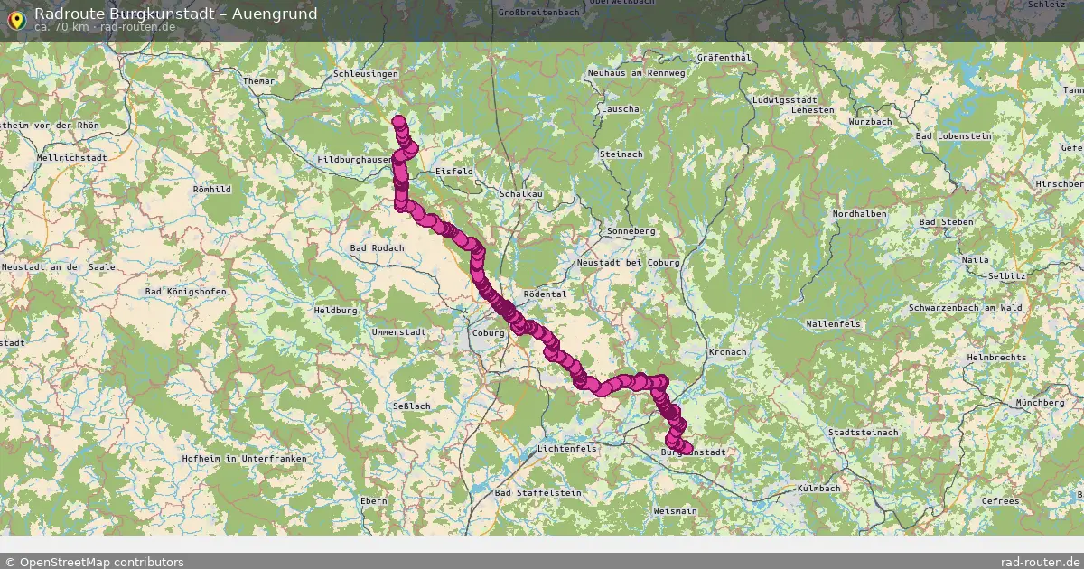 Radtour Burgkunstadt – Auengrund