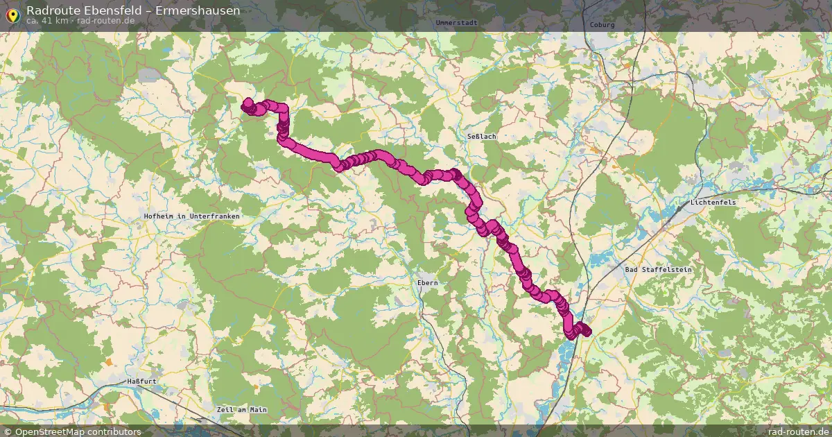 Radtour Ebensfeld – Ermershausen