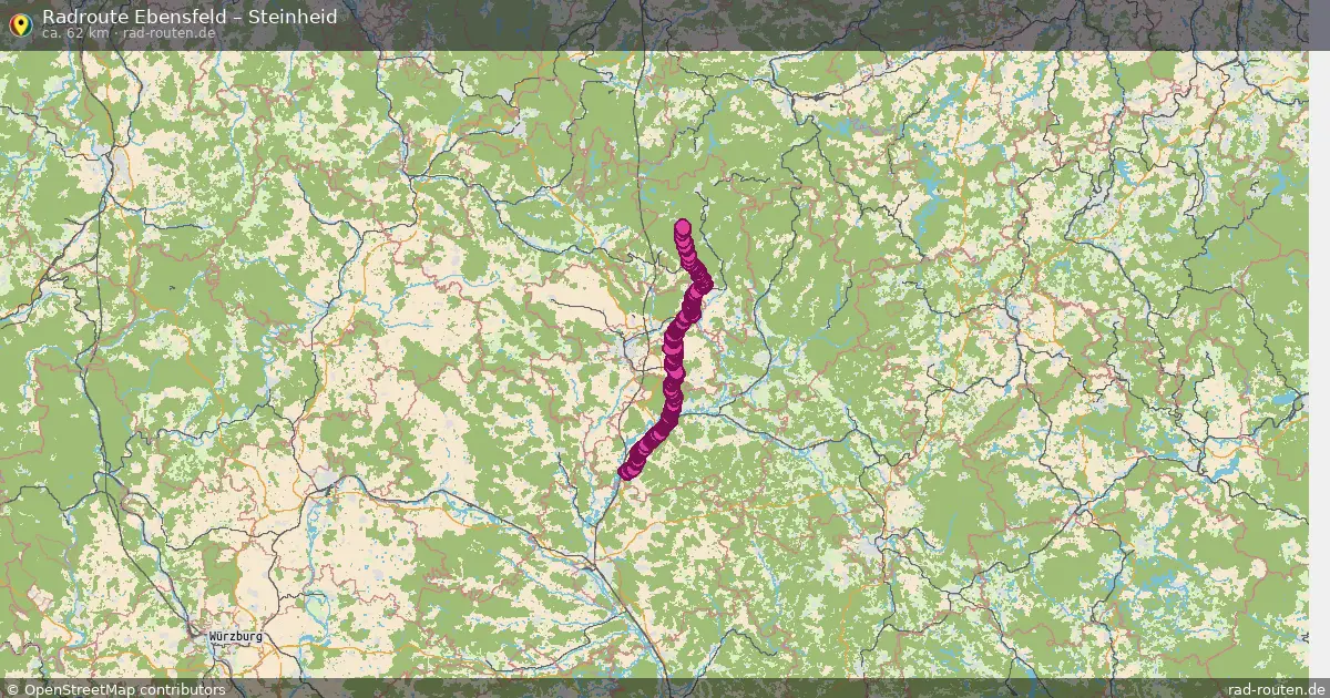 Radtour Ebensfeld – Steinheid