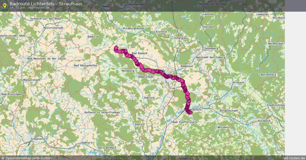 Radtour Lichtenfels – Straufhain