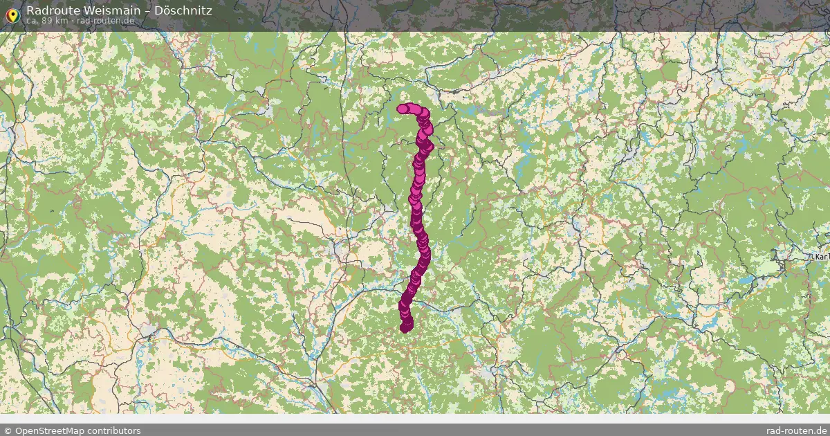 Radtour Weismain – Döschnitz