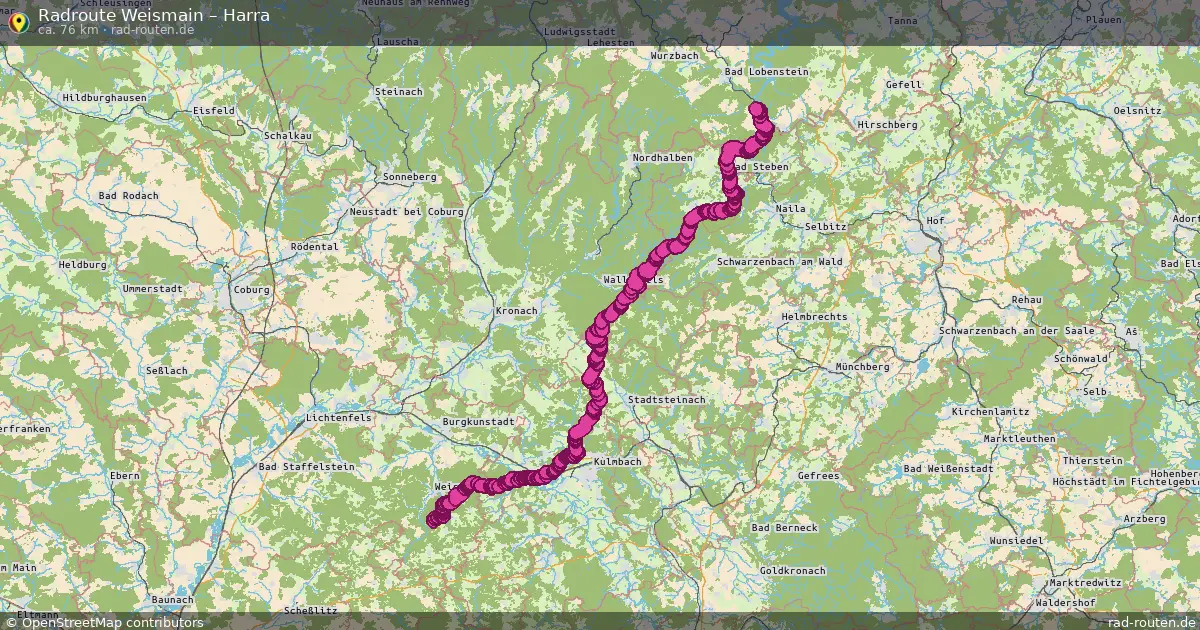 Radtour Weismain – Harra