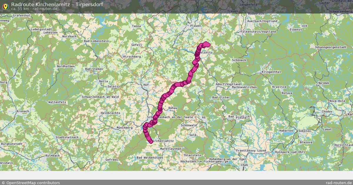 Radtour Kirchenlamitz – Tirpersdorf