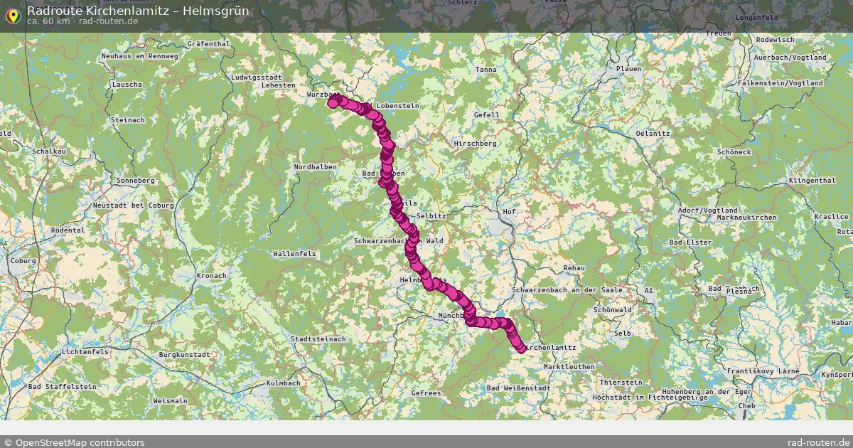 Radtour Kirchenlamitz – Helmsgrün