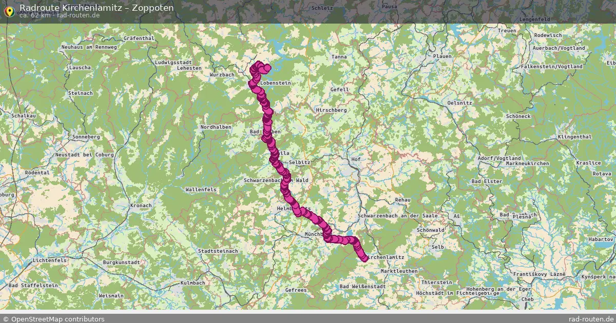 Radtour Kirchenlamitz – Zoppoten