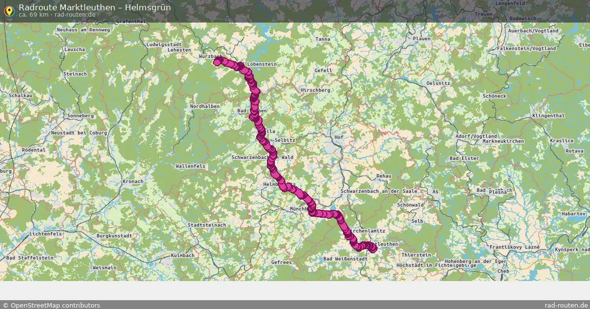 Radtour Marktleuthen – Helmsgrün