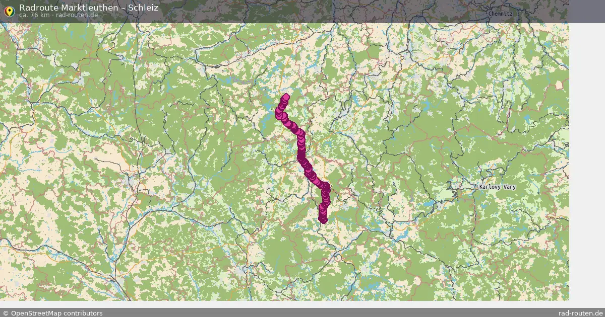 Radtour Marktleuthen – Schleiz