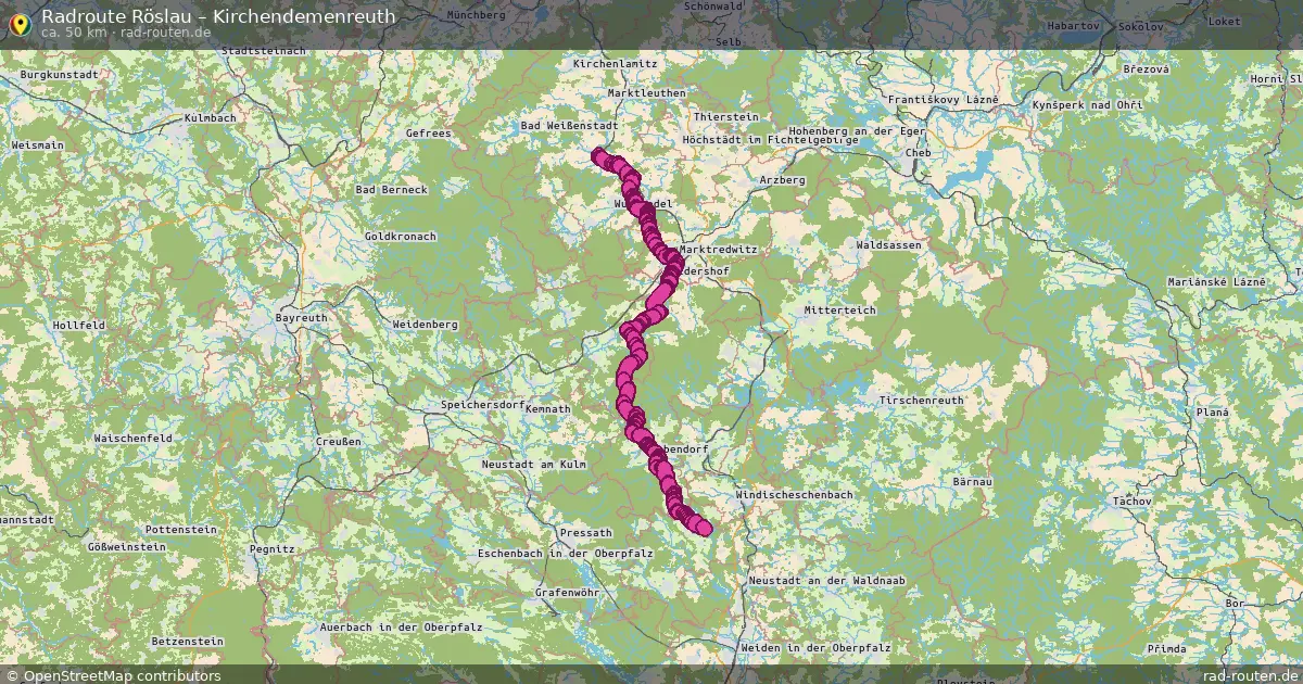 Radtour Röslau – Kirchendemenreuth