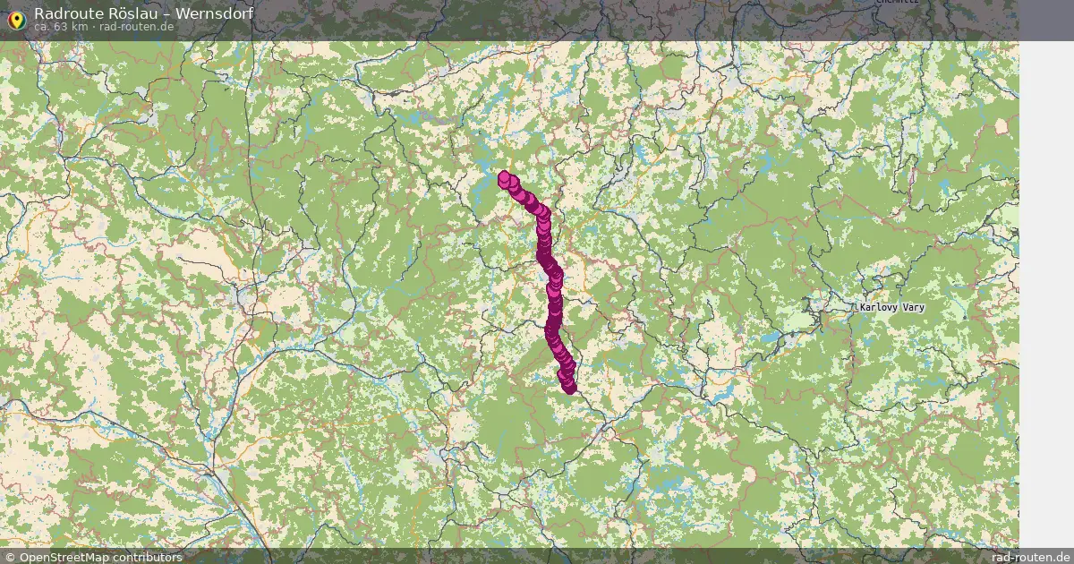 Radtour Röslau – Wernsdorf