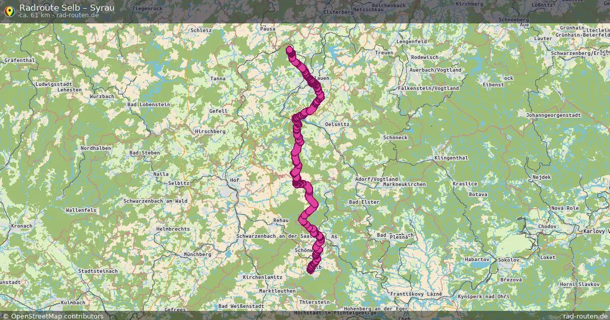 Radtour Selb – Syrau