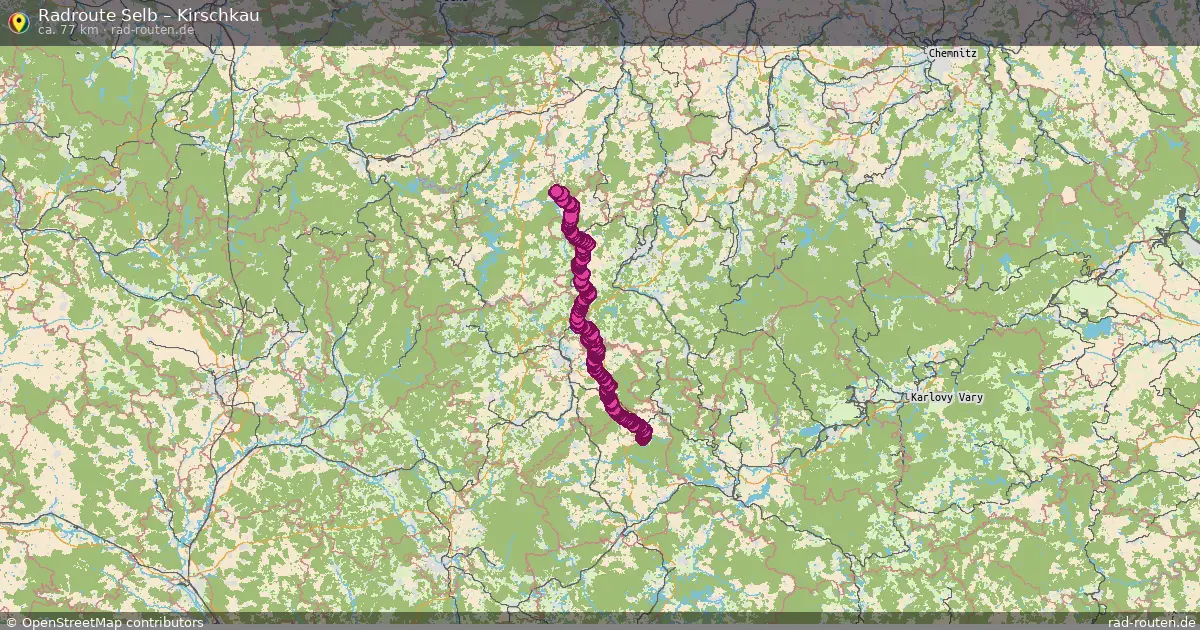Radtour Selb – Kirschkau